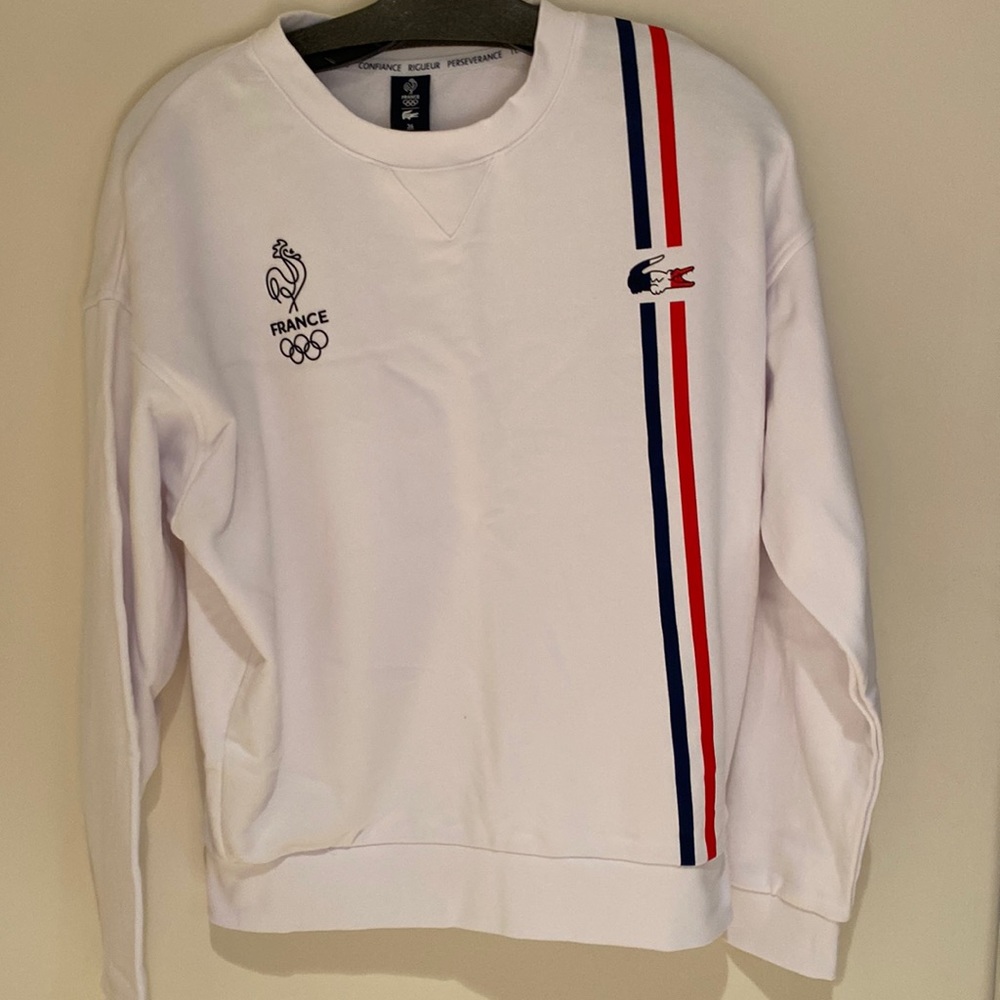 New lacoste sweater size 36